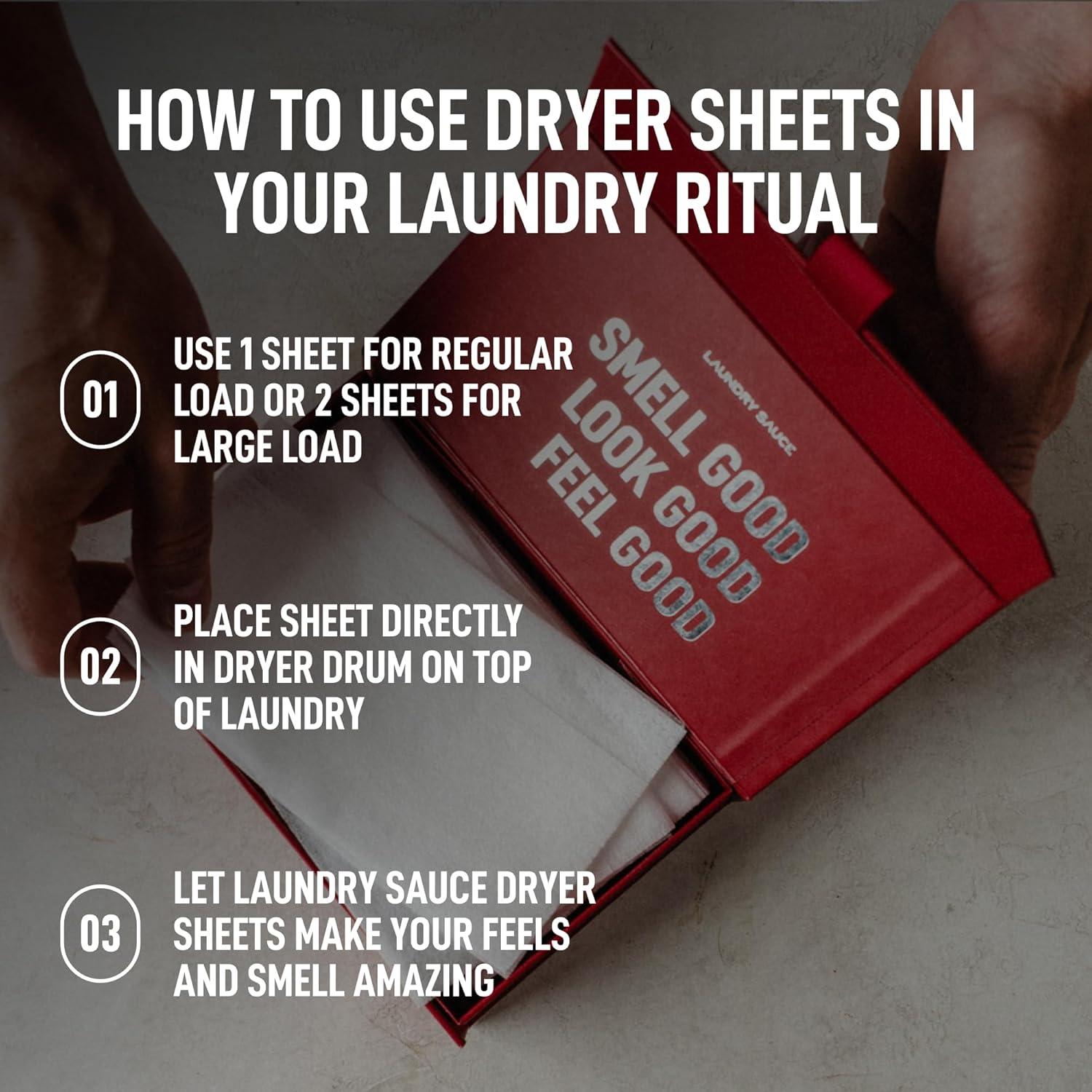 image:imageLaundry Sauce Laundry Dryer Sheets Siberian Pine Luxury Fragrance Contains Essential Oils Softens Fabric Removes Static Cling EcoFriendly Packaging Travel Friendly 69 CountFrench Saffron