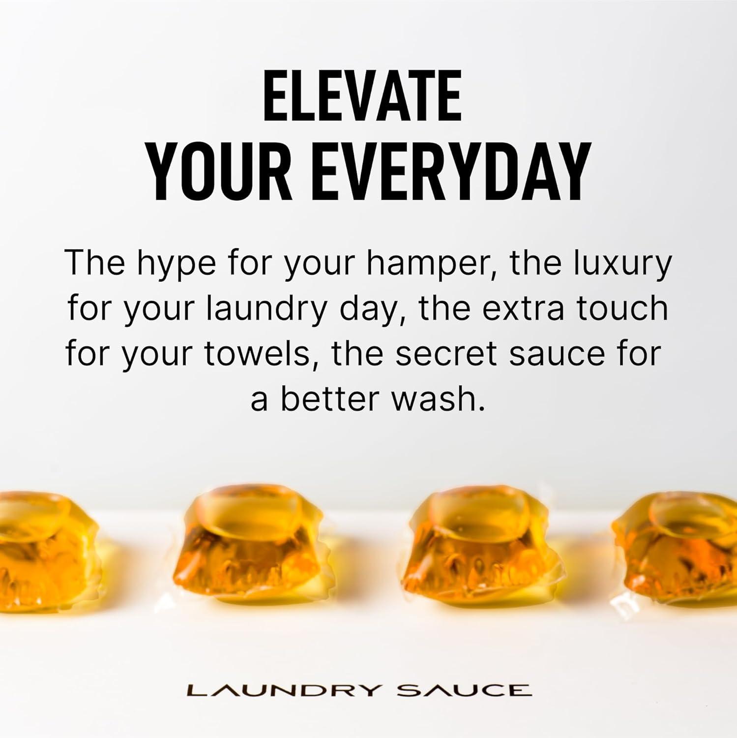 image:imageLaundry Sauce Luxury Scented Laundry Detergent Pods amp Scent Booster Bundle French Saffron Natural Essential Oils EasyToUse Laundry Pods CrueltyFree ParabenFree DyeFree amp HE CompatibleEgyptian Rose