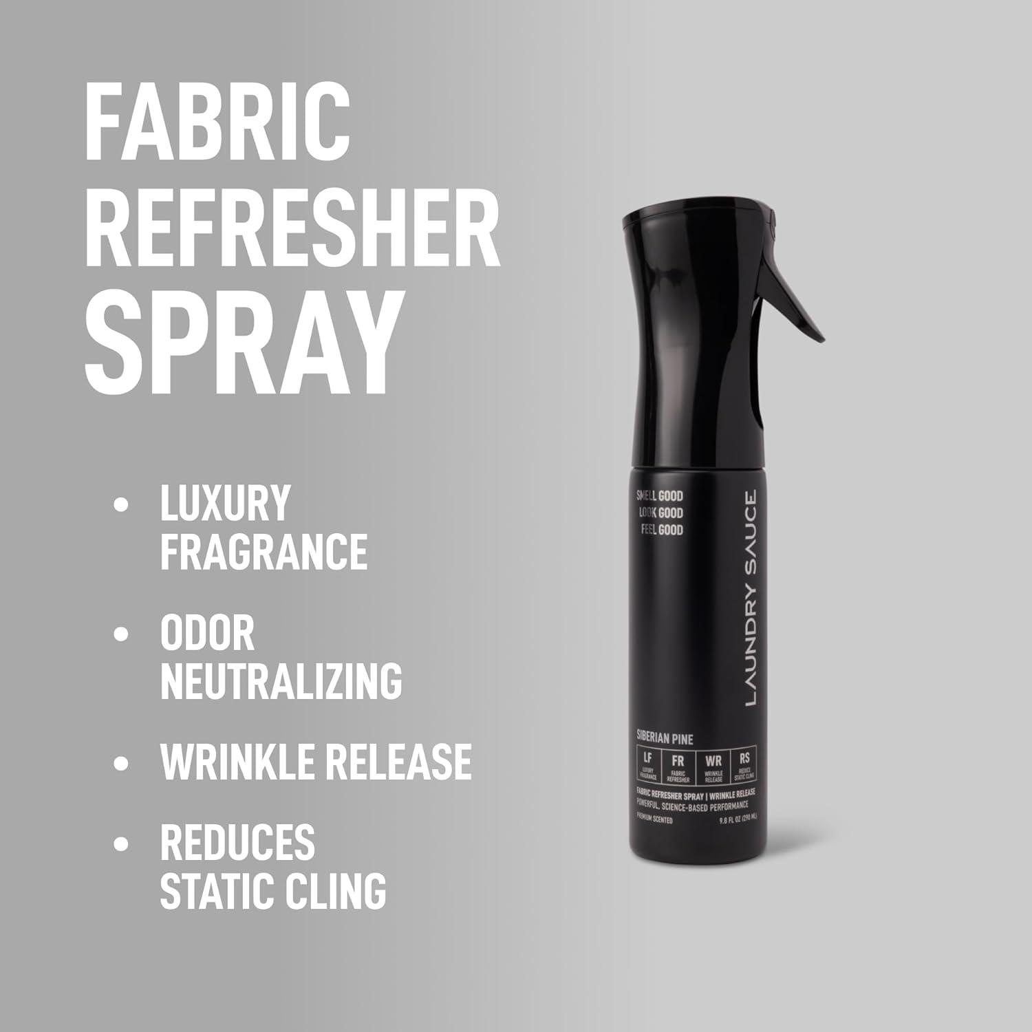 image:imageLaundry Sauce Fabric Refresher Spray Australian Sandalwood OdorFighting Fabric Refresher Fragrance and Laundry Scent 98 fl ozSiberian Pine