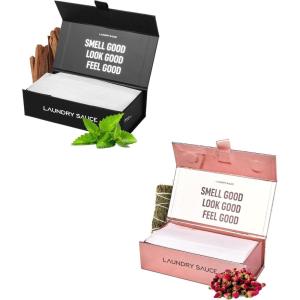 image:imageLaundry Sauce  02 Sets of Luxury Scented Laundry Dryer Sheets Bundle Australian Sandalwood and Egyptian Rose Premium Dryer Sheets with HighEnd Sophisticated Fragrances