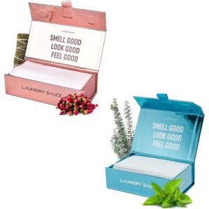 image:imageLaundry Sauce  02 Sets of Luxury Scented Laundry Dryer Sheets Bundle Egyptian Rose and Indonesian Patchouli Premium Dryer Sheets with HighEnd Sophisticated Fragrances