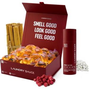 image:imageLaundry Sauce  Luxury Scented Laundry Detergent Pods amp Scent Booster Bundle French Saffron  Natural Essential Oils EasyToUse Laundry Pods  CrueltyFree ParabenFree DyeFree amp HE CompatibleFrench Saffron