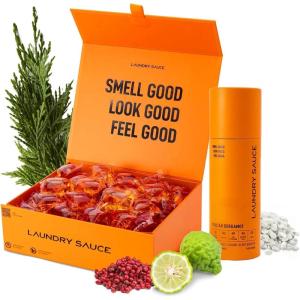 image:imageLaundry Sauce  Luxury Scented Laundry Detergent Pods amp Scent Booster Bundle French Saffron  Natural Essential Oils EasyToUse Laundry Pods  CrueltyFree ParabenFree DyeFree amp HE CompatibleItalian Bergamot