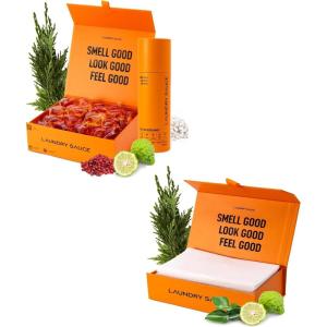 image:imageLaundry Sauce Bundle Set Luxury Scented Detergent Pods amp Scent Booster Bundle and Dryer Sheets Sophisticated Fragrances Italian Bergamot