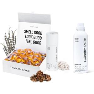 image:imageLaundry Sauce Bundle Set Luxury Scented Detergent Pods amp Scent Booster Bundle and Fabric Softener Sophisticated Fragrances Siberian Pine