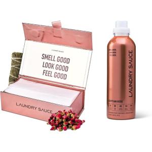 image:imageLaundry Sauce Bundle Set Luxury Scented Fabric Softener and Dryer Sheets Pack Sophisticated Fragrances Egyptian Rose