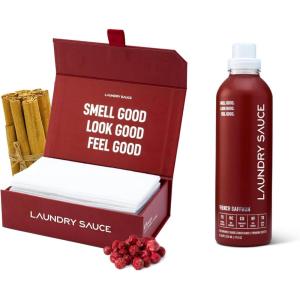 image:imageLaundry Sauce Bundle Set Luxury Scented Fabric Softener and Dryer Sheets Pack Sophisticated Fragrances French Saffron